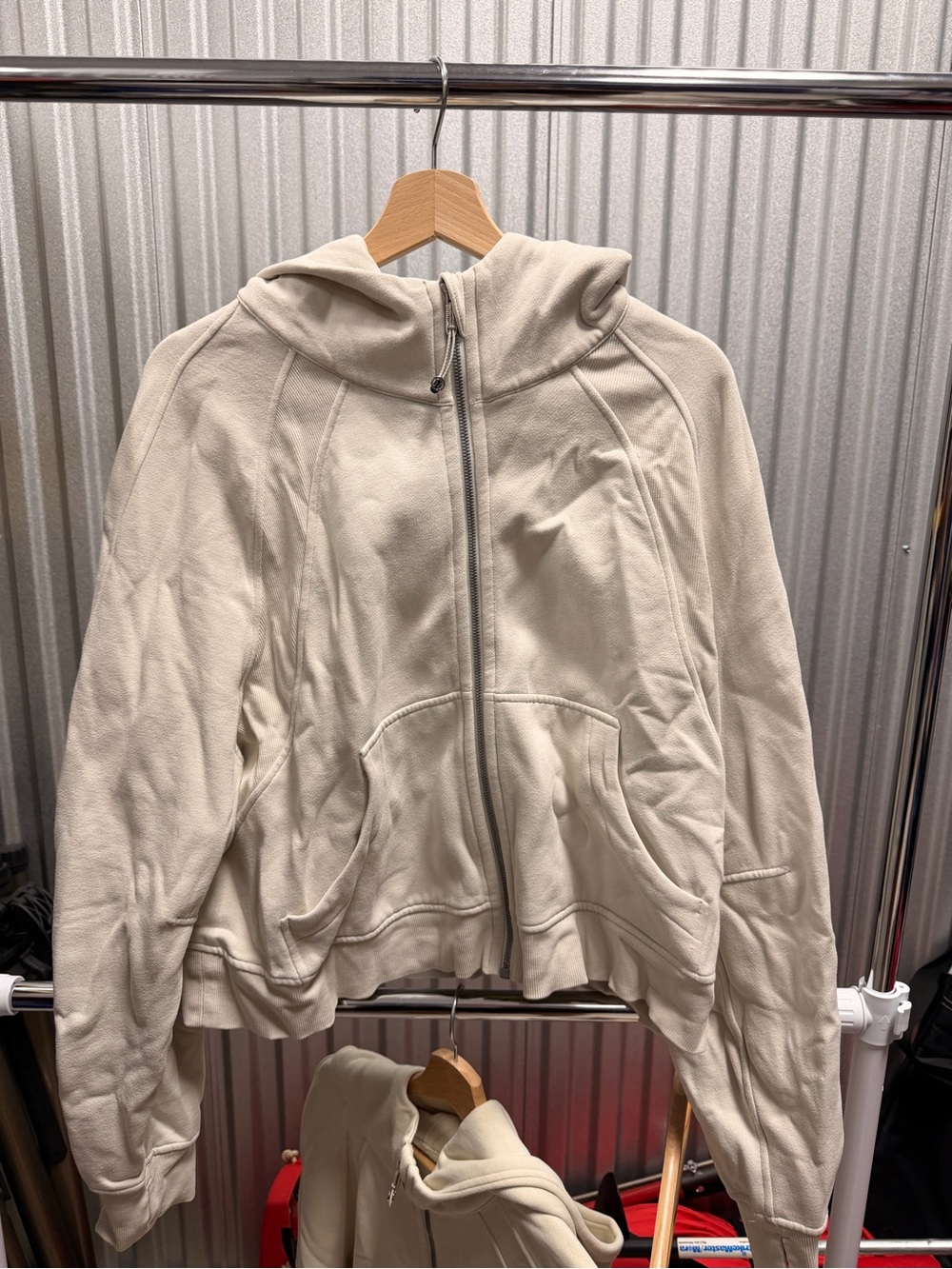 Lululemon Scuba Oversized Full Zip Hoodie - XL/XXL - Bone